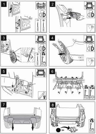 Фаркоп 7356-A Oris на Land Rover Range Rover Evoque 2011-2019. Необходима подрезка бампера. Тип шара: A. Нагрузки: 1800/50 кг, масса фаркопа 16,8 кг (без электрики в комплекте) от магазина ФаркопРос